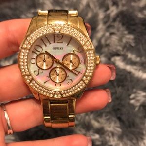 Guess gold watch